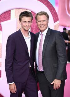Magnus and Will Ferrell at the Barbie premiere.