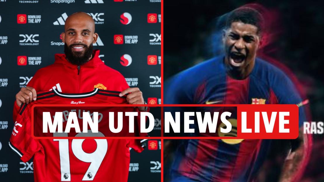 Man Utd transfer news LIVE: Barcelona CONFIRM Marcus Rashford, United ANNOUNCE Mbeumo, shock Martinez bid
