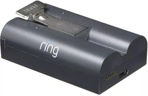Ring Doorbell quick release battery pack.