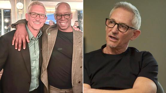 ‘That doesn’t happen’ – Gary Lineker broke down in tears over Ian Wright’s public show of support over MOTD axing