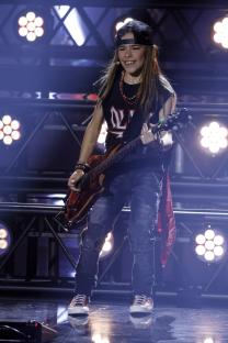 Olly Pearson performing on Britain's Got Talent.