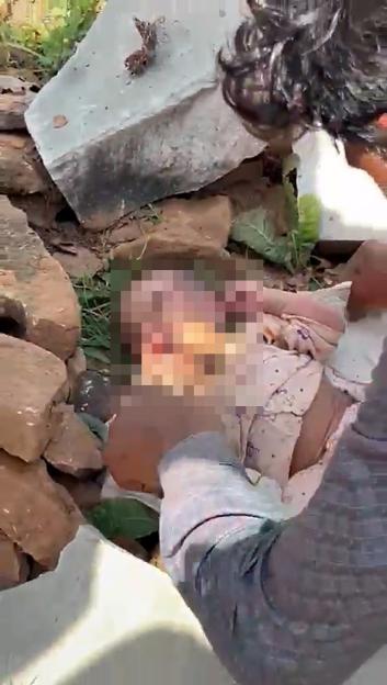 Days-old newborn baby found abandoned with rock stuffed in his mouth and lips GLUED shut ‘to stop his cries being heard’