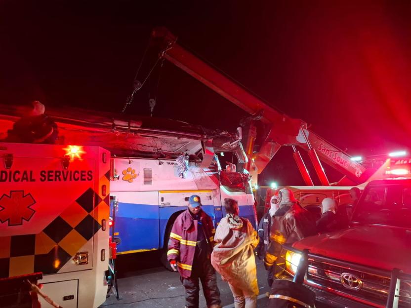 Several killed in bus crash in mountainous region of South Africa
