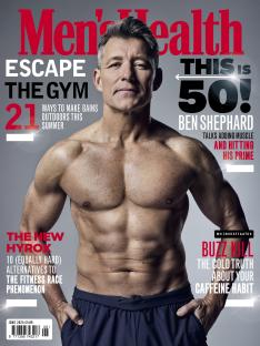 Men's Health magazine cover featuring Ben Shephard.