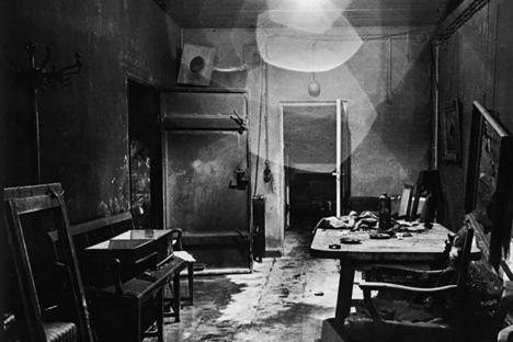 Interior of Hitler's bunker.