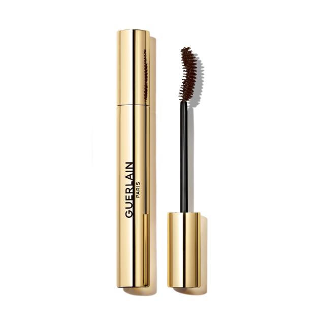 Guerlain brown mascara with wand applicator.