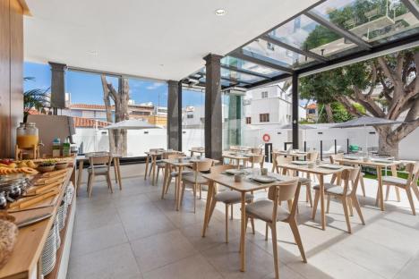 IKEA's first hotel breakfast room in the Canary Islands.