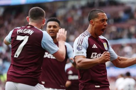 Aston Villa 1 Fulham 0: Early Tielemans goal fires Villans level on points with Chelsea in race for Champions League