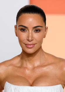 Kim Kardashian at the Vanity Fair Oscar Party.