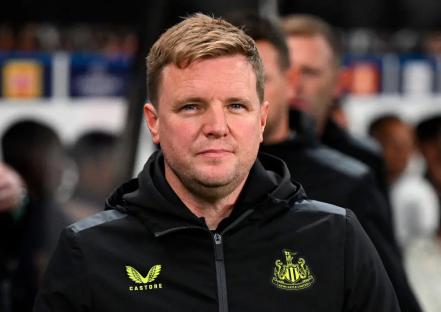 Newcastle manager Eddie Howe admitted to hospital