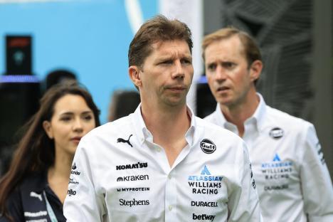 James Vowles, Williams Racing team principal, at the 2025 Miami Grand Prix.