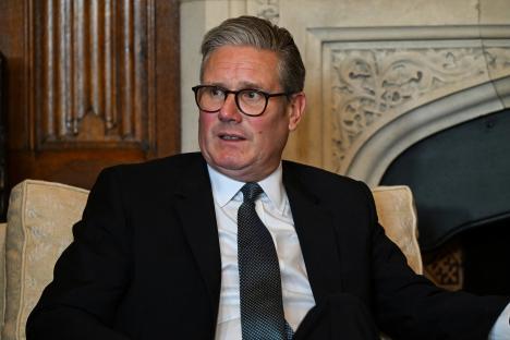 Prime Minister Sir Keir Starmer speaking.