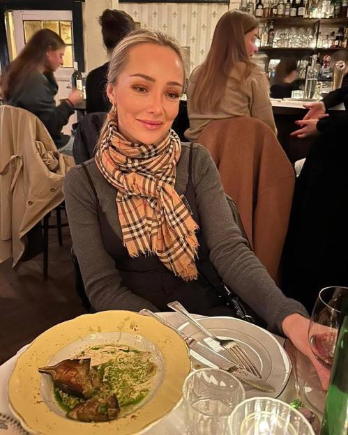 Rita Greyling at a restaurant.