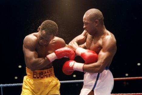 Who won the fights between Nigel Benn and Chris Eubank Sr?