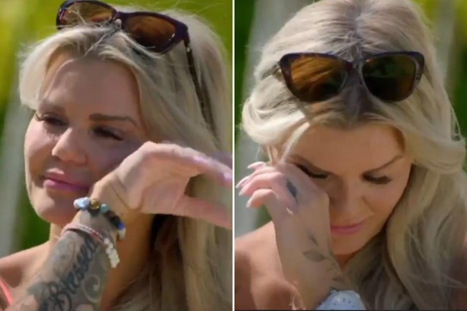 Moment Kerry Katona breaks down in tears over relationship heartbreak on Celebs Go Dating