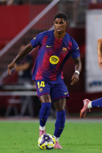 Alamy Live News. 3C3Y7KW Hyogo, Japan. 27th July, 2025. Marcus Rashford (Barcelona) Football/Soccer : Friendly match between Vissel Kobe 1-3 FC Barcelona at Noevir Stadium Kobe in Hyogo, Japan . Credit: Naoki Morita/AFLO SPORT/Alamy Live News This is an Alamy Live News image and may not be part of your current Alamy deal . If you are unsure, please contact our sales team to check.