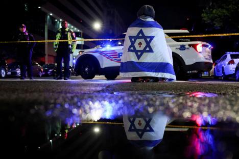 Israeli embassy worker couple shot dead outside Jewish museum in Washington DC by gunman chanting ‘Free Palestine’