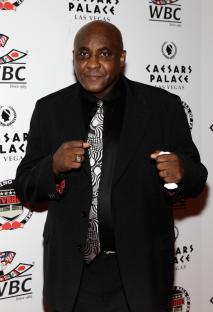 Mike McCallum at the Nevada Boxing Hall of Fame induction gala.