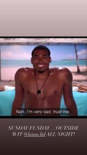 Tyrique from Love Island says,
