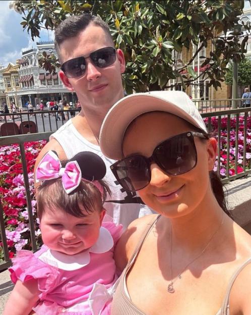 Family photo at Disney World.