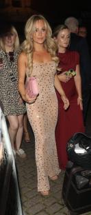 Tina O'Brien leaving an awards after-party.
