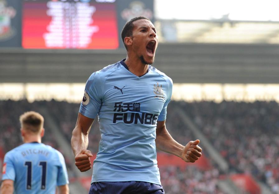 Isaac Hayden put Newcastle ahead at St Marys