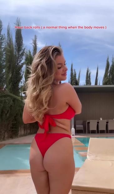 Love Island's Liberty Poole showcases her 'back rolls' and 'normal body' ahead of All Stars
