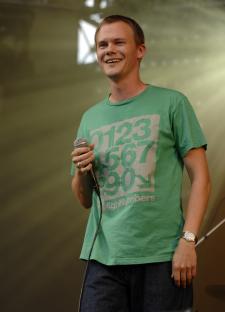 Just Jack performing at the Rock en Seine music festival.