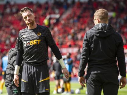 Jose Sa pulled from Wolves starting XI four minutes before kick-off in Man Utd clash after late injury