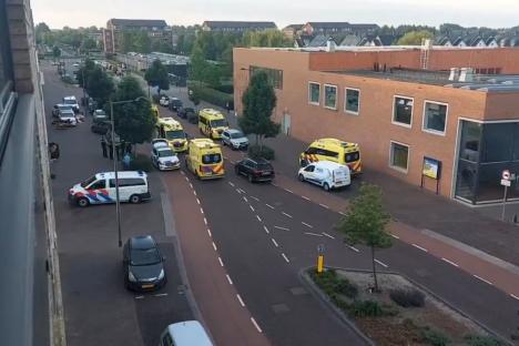 Multiple people stabbed including police officer in knife rampage in Netherlands as cop car left covered in blood