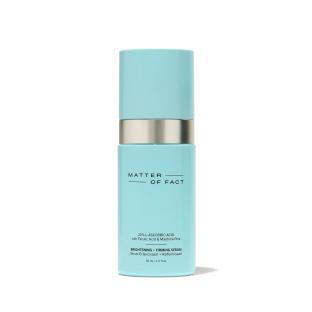 Matter of Fact brightening and firming serum bottle.