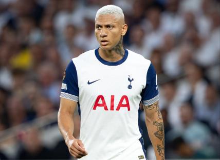 Richarlison of Tottenham Hotspur in his team uniform.