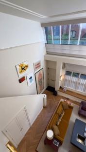 Interior view of Graham Norton's New York townhouse.