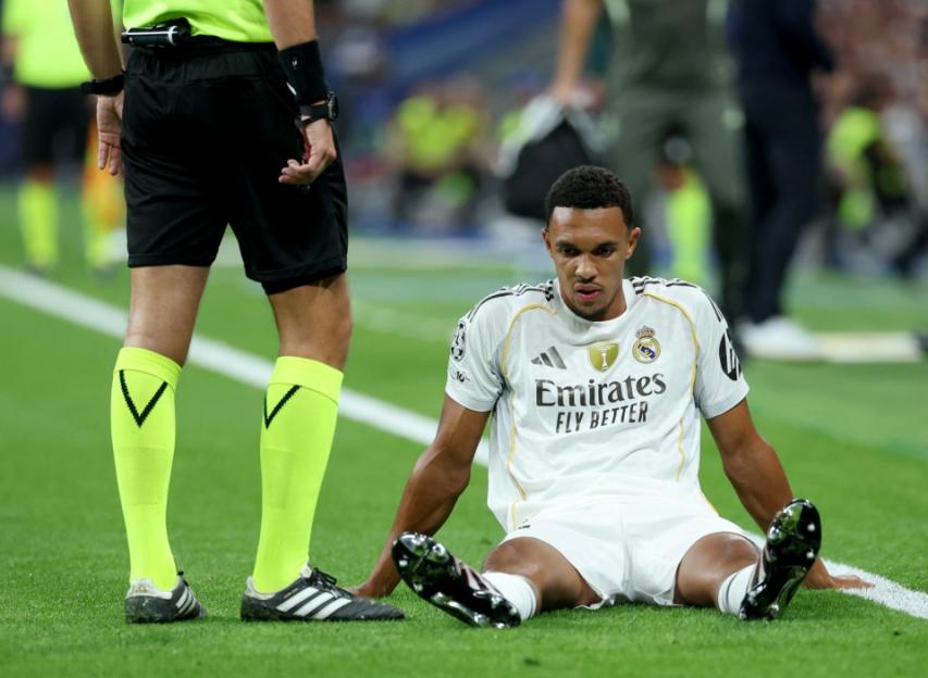 Trent Alexander-Arnold forced off injured less than FIVE MINUTES into Champions League debut for Real Madrid