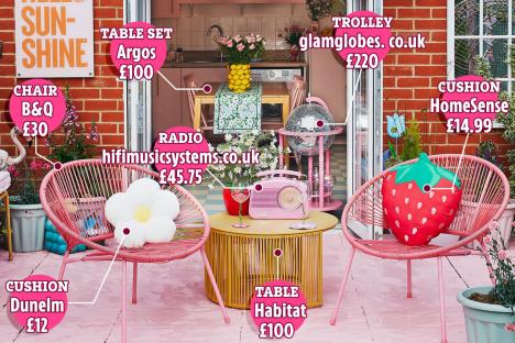 Painting your patio pink will boost your mood – 4 ways to make your house a feel-good refuge