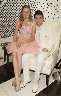 Bella Pendergast and Remy Thorne at a quinceañera.