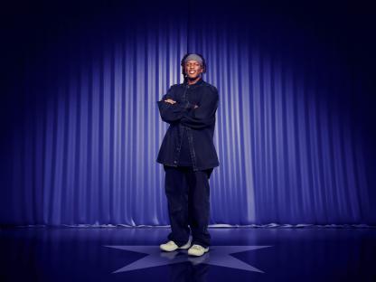 KSI on Britain's Got Talent stage.