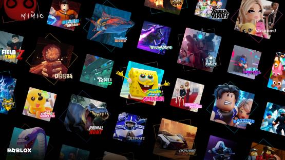 Collage of Roblox experiences.