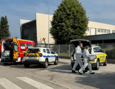 Teaching assistant stabbed to death in knife attack by student’ during a bag check in horror attack in France