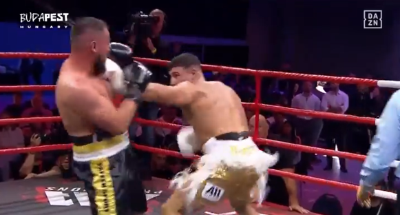 Tommy Fury dedicates win to ‘my sweetheart’ Molly-Mae after making emotional boxing return following 18-month layoff