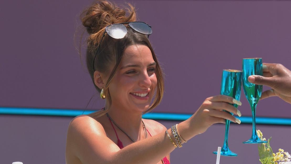 From ITV..Love Island SR12 Ep 49 on ITV2 and ITVX..Pictured: Toni..This photograph is (C) ITV plc and can only be reproduced for editorial purposes directly in connection with the programme or event mentioned above, or ITV plc. This photograph must not be manipulated [excluding basic cropping] in a manner which alters the visual appearance of the person photographed deemed detrimental or inappropriate by ITV plc Picture Desk. This photograph must not be syndicated to any other company, publication or website, or permanently archived, without the express written permission of ITV Picture Desk. Full Terms and conditions are available on the website www.itv.com/presscentre/itvpictures/terms..For further information please contact:.michael.taiwo1@itv.com