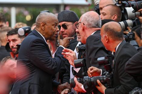 Denzel Washington at the Cannes Film Festival.