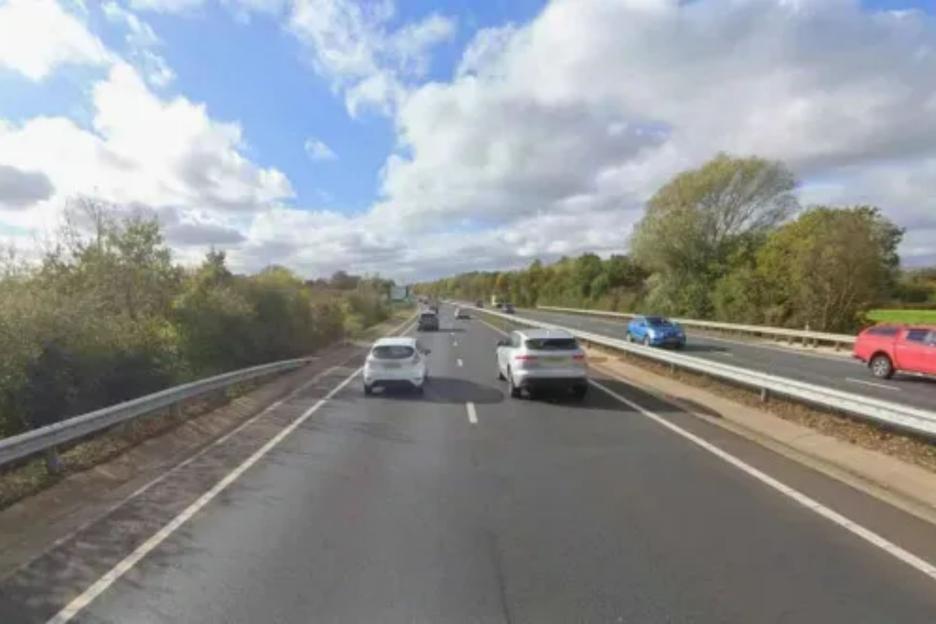 Major A-road shut in both directions after horror crash between SIX cars & lorry – and will stay closed ‘throughout day’