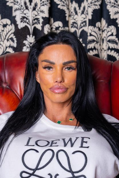 Katie Price speaking at the Cambridge Union.