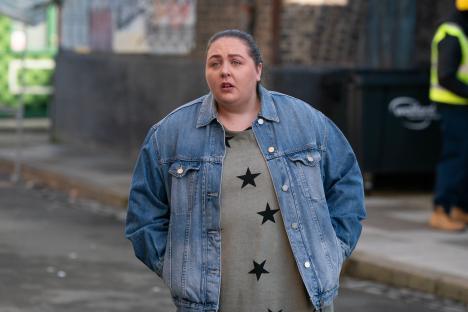 Clair Norris as Bernadette Taylor in EastEnders.
