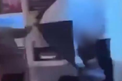 Shocking moment couple is caught performing ‘sex act’ in PHOTO BOOTH at popular shopping centre