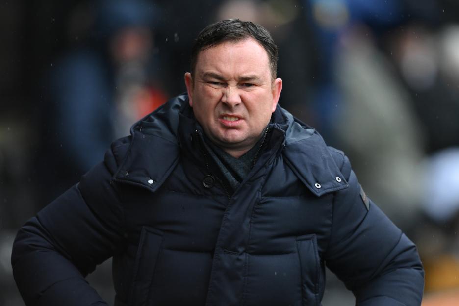 Photo of Derek Adams, Morecambe manager.