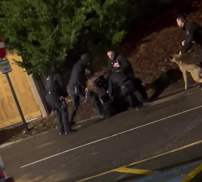 Heroic Police Taser Huntingdon 'Knifeman' Amidst Chaos as Two People Fight for Their Lives After Mass Stabbing