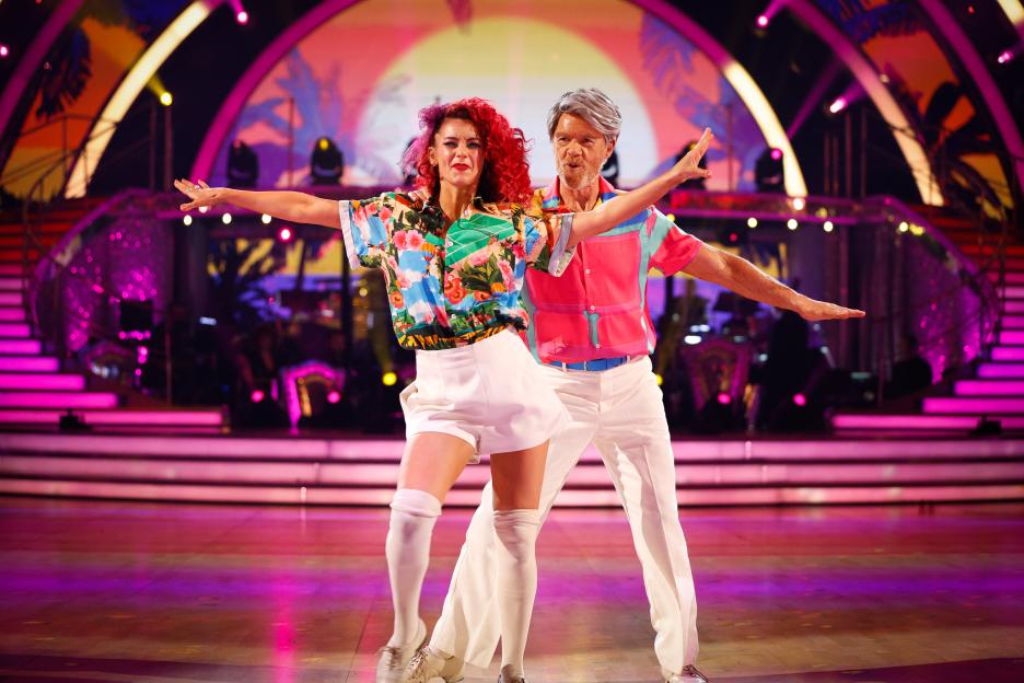 Dianne Buswell and Stefan Dennis on Strictly Come Dancing