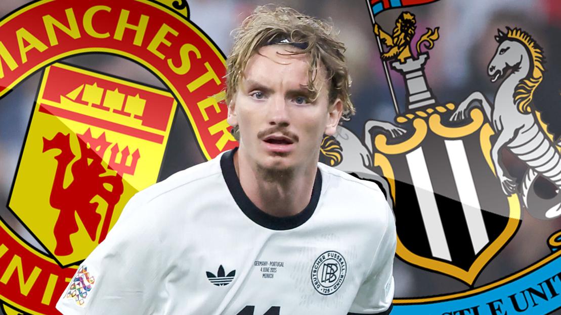 Newcastle and Man Utd in another striker transfer battle with U21 Euros star Woltemade joining Sesko as target